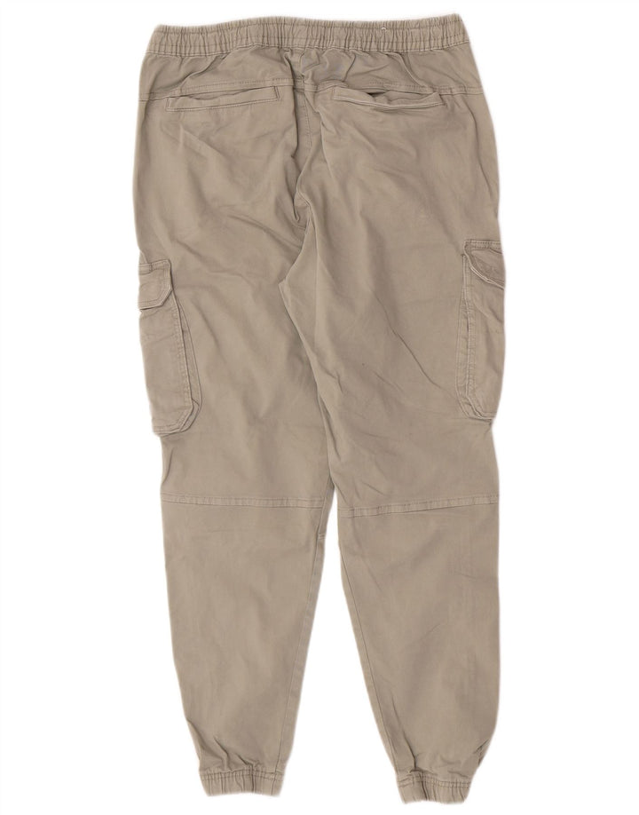 Zara Ανδρικό παντελόνι Joggers Cargo W30 L27 Γκρι βαμβακερό