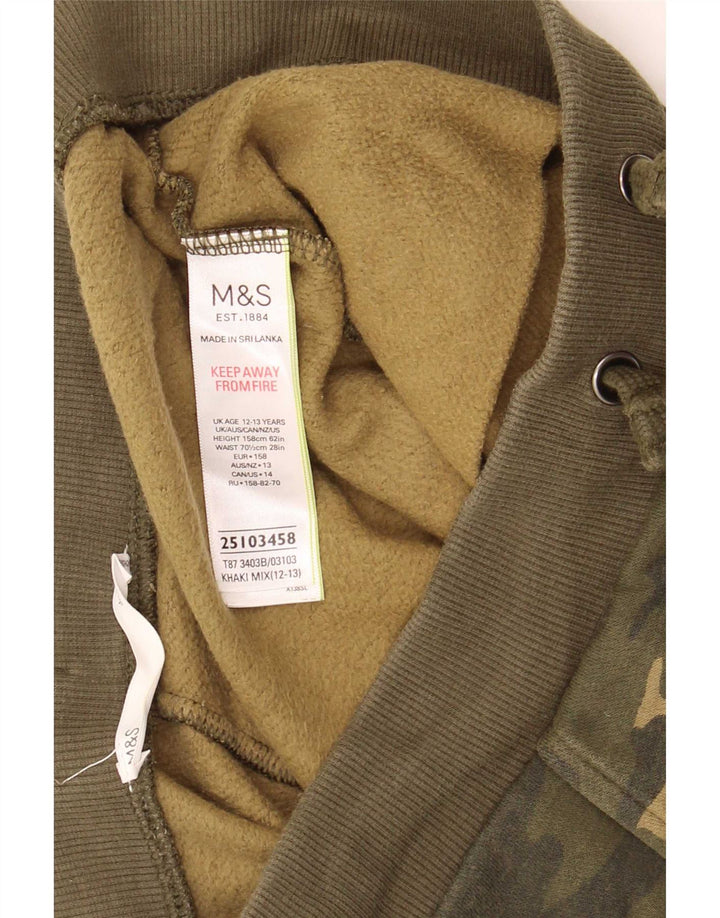 Marks & Spencer Boys αθλητική φόρμα παντελόνι Joggers 12-13 ετών Χακί