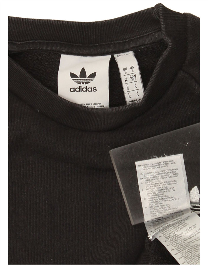 Ανδρικό φούτερ Adidas Jumper Μικρό μαύρο βαμβακερό