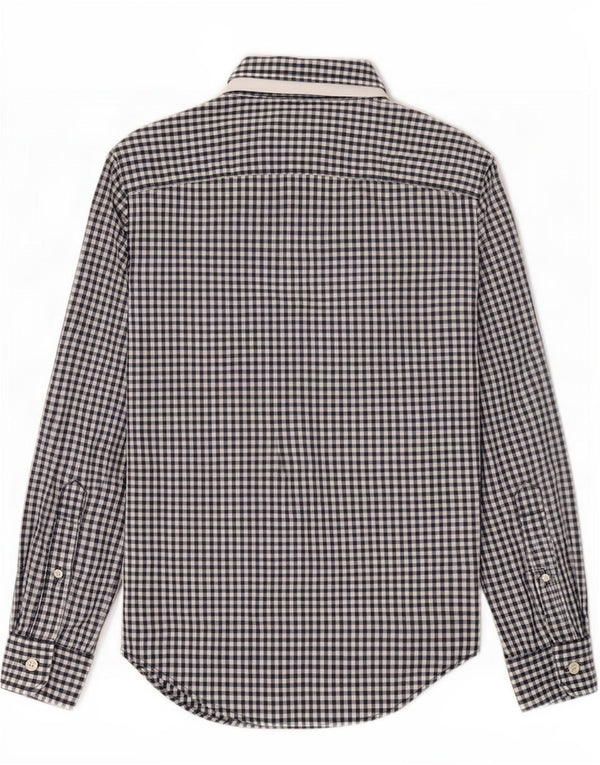 Ανδρικό πουκάμισο Abercrombie & Fitch XS Navy Blue Gingham Cotton