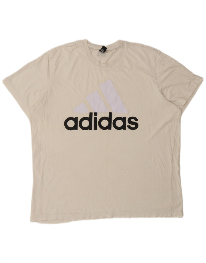 Ανδρικό γραφικό T-Shirt Adidas Top 2XL Off White