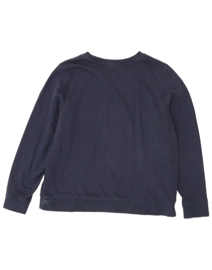 Marks & Spencer Γυναικεία φούτερ Jumper UK 16 Large Navy Blue Cotton