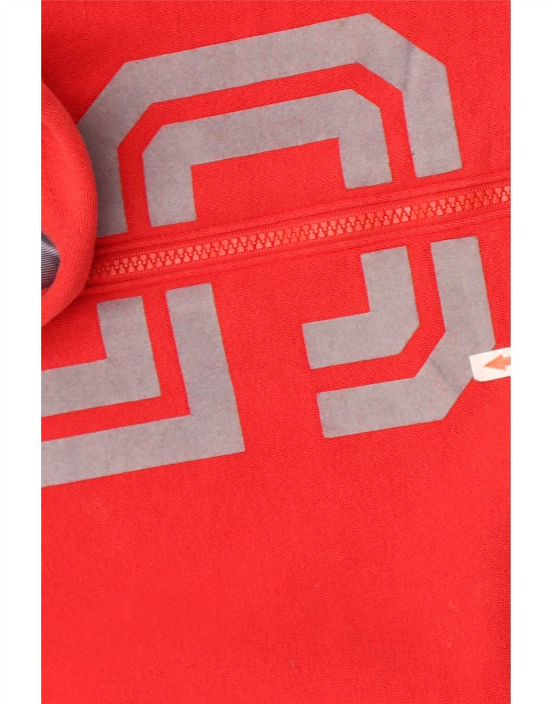 Ανδρικό πουλόβερ Nike με φερμουάρ με κουκούλα, μεσαίο κόκκινο, βαμβακερό