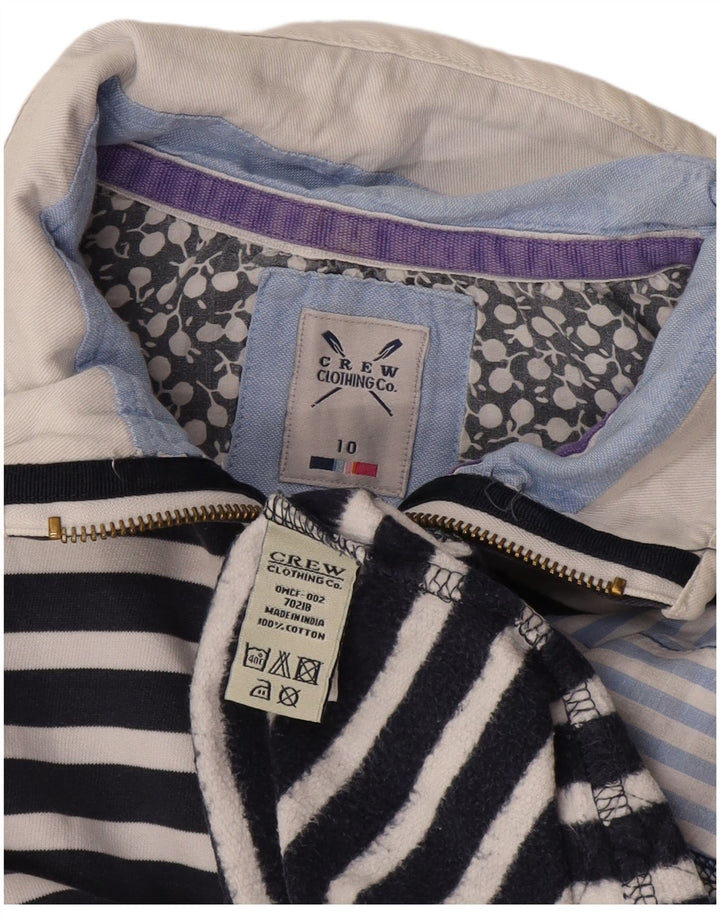 Crew Clothing Γυναικεία φούτερ με χαλαρή εφαρμογή Jumper UK 10 Small Blue Nautical