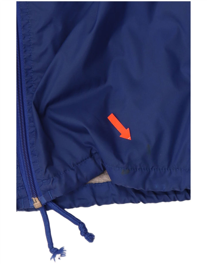 Ανδρικό μπουφάν βροχής με κουκούλα LOTTO UK 40 Large Blue Nylon