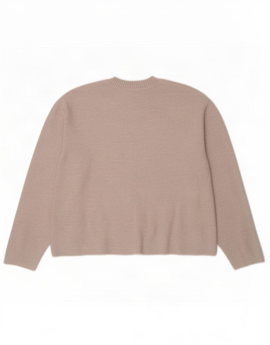 Zara Γυναικεία Μπλούζα Τοπ UK 14 Medium Beige Polyester