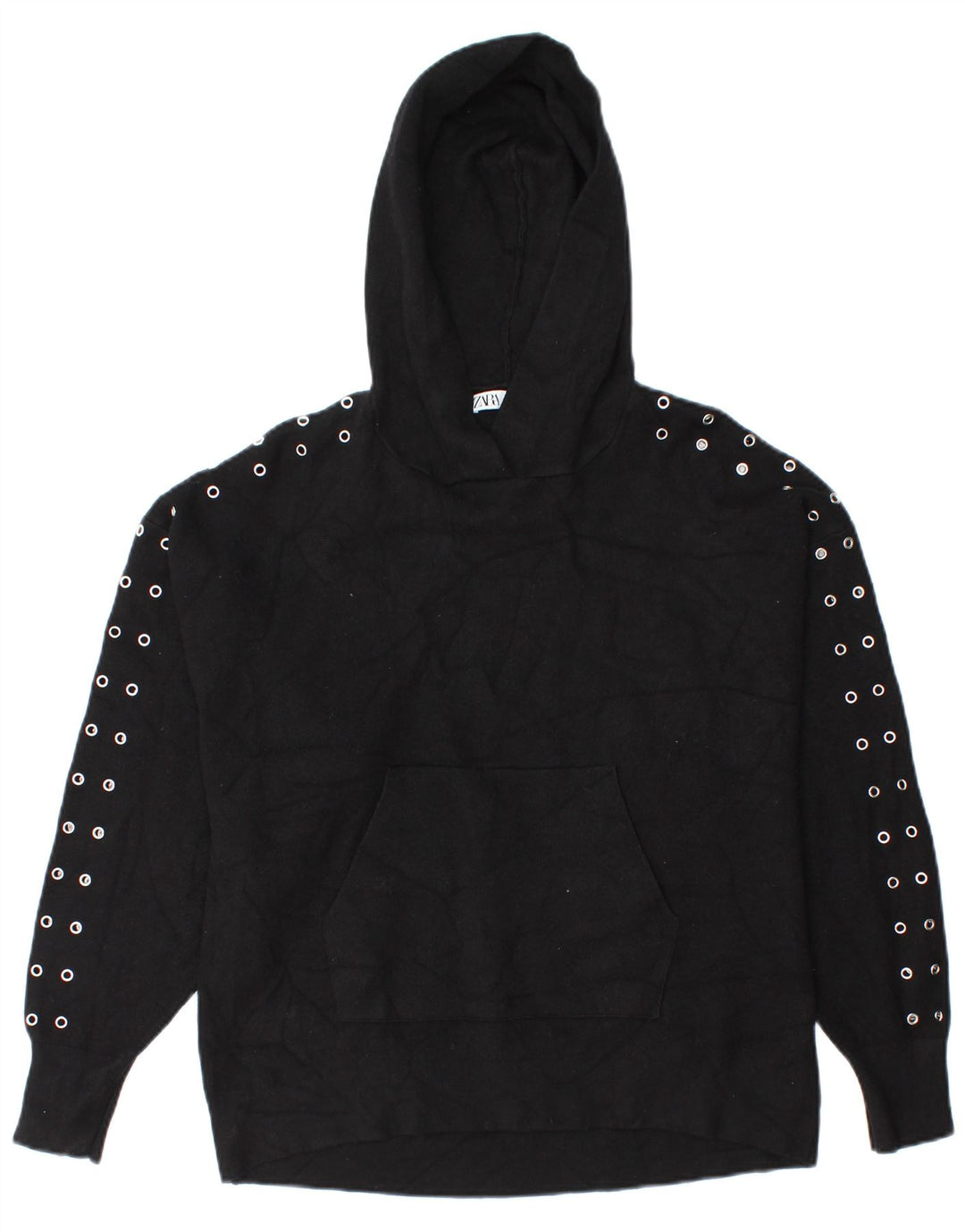Zara Γυναικείο πουλόβερ UK 10 Small Black Viscose