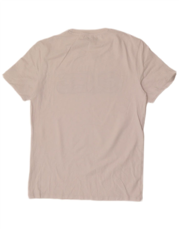 Ανδρικό γραφικό T-shirt Guess Slim Fit Top Medium White