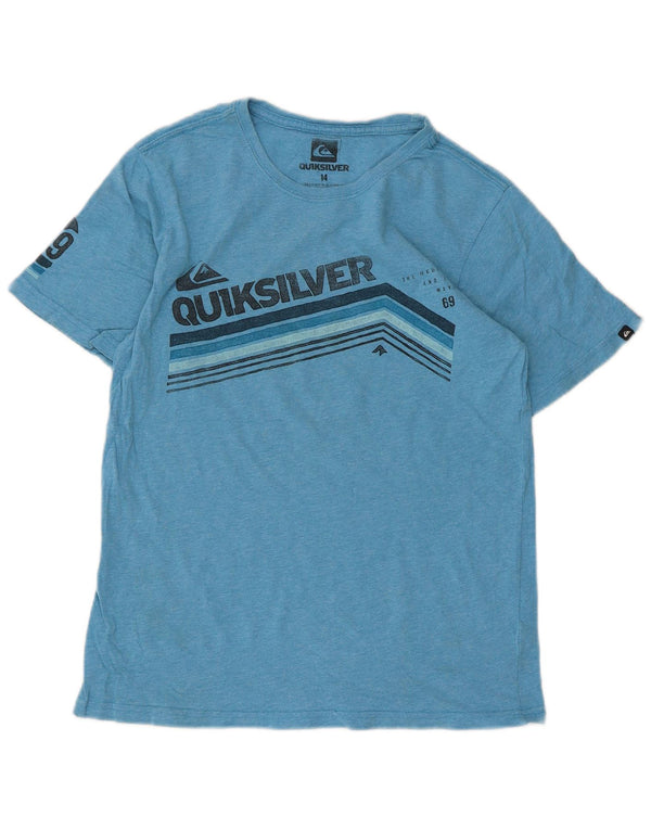 Quiksilver Boys Graphic T-Shirt Top 13-14 ετών Μπλε βαμβακερό