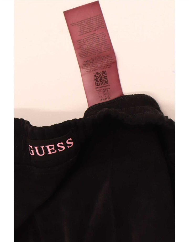 Γυναικεία βελούδινη αθλητική φόρμα Guess UK 10 Small Black Polyester