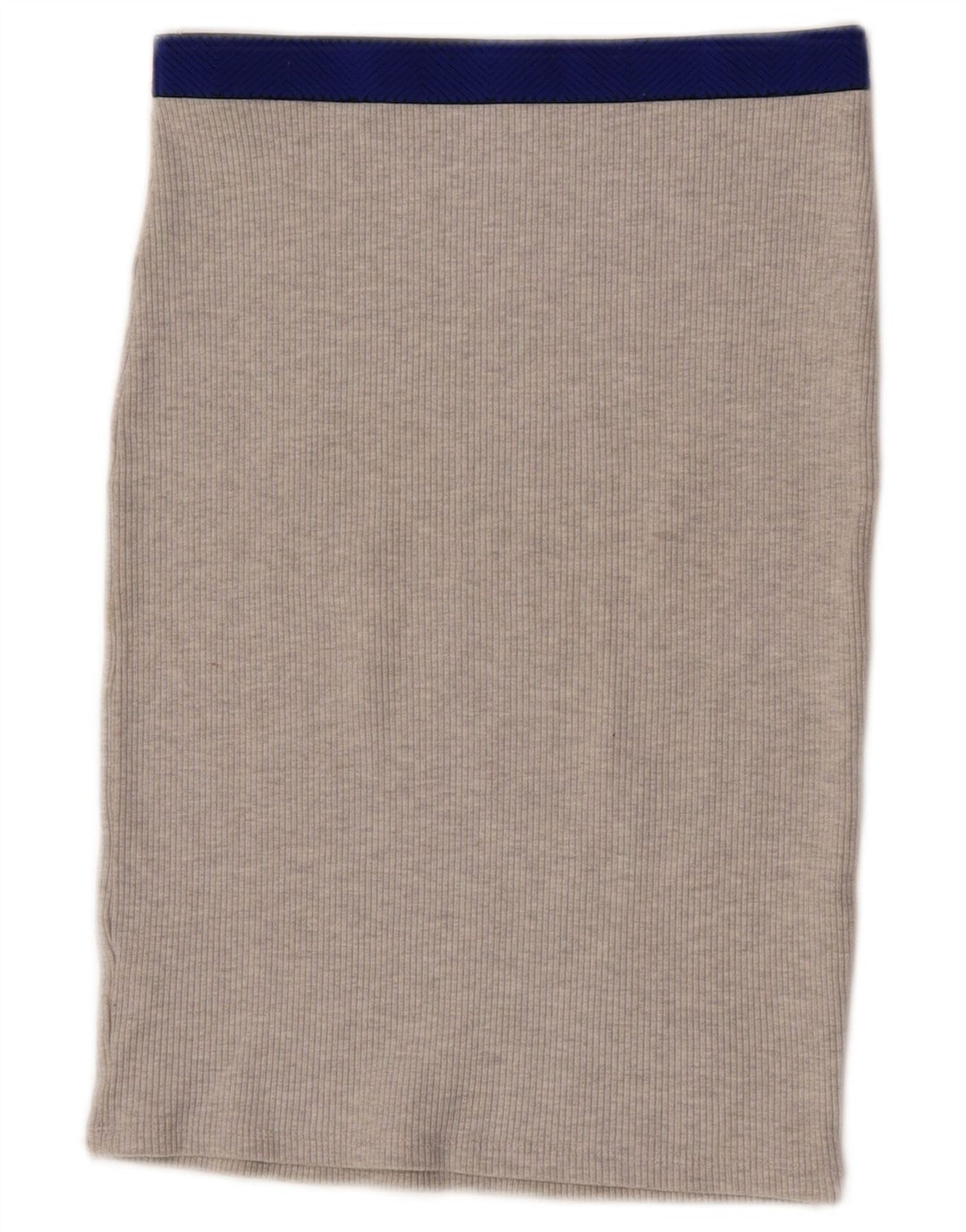 Zara Γυναικεία ίσια φούστα Trafaluc Small W26 Grey Colourblock Polyester