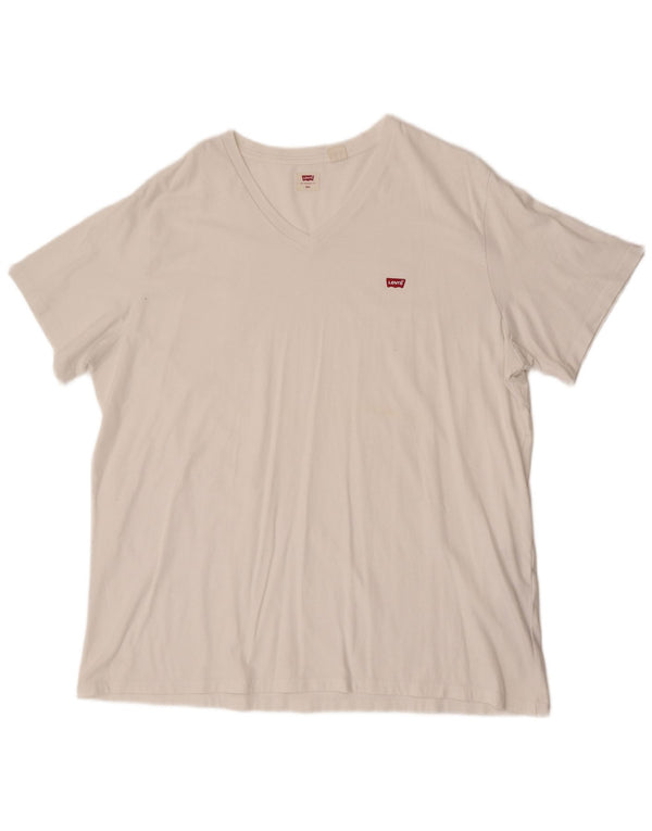 Ανδρικό T-Shirt Levi's 2XL Λευκό βαμβακερό