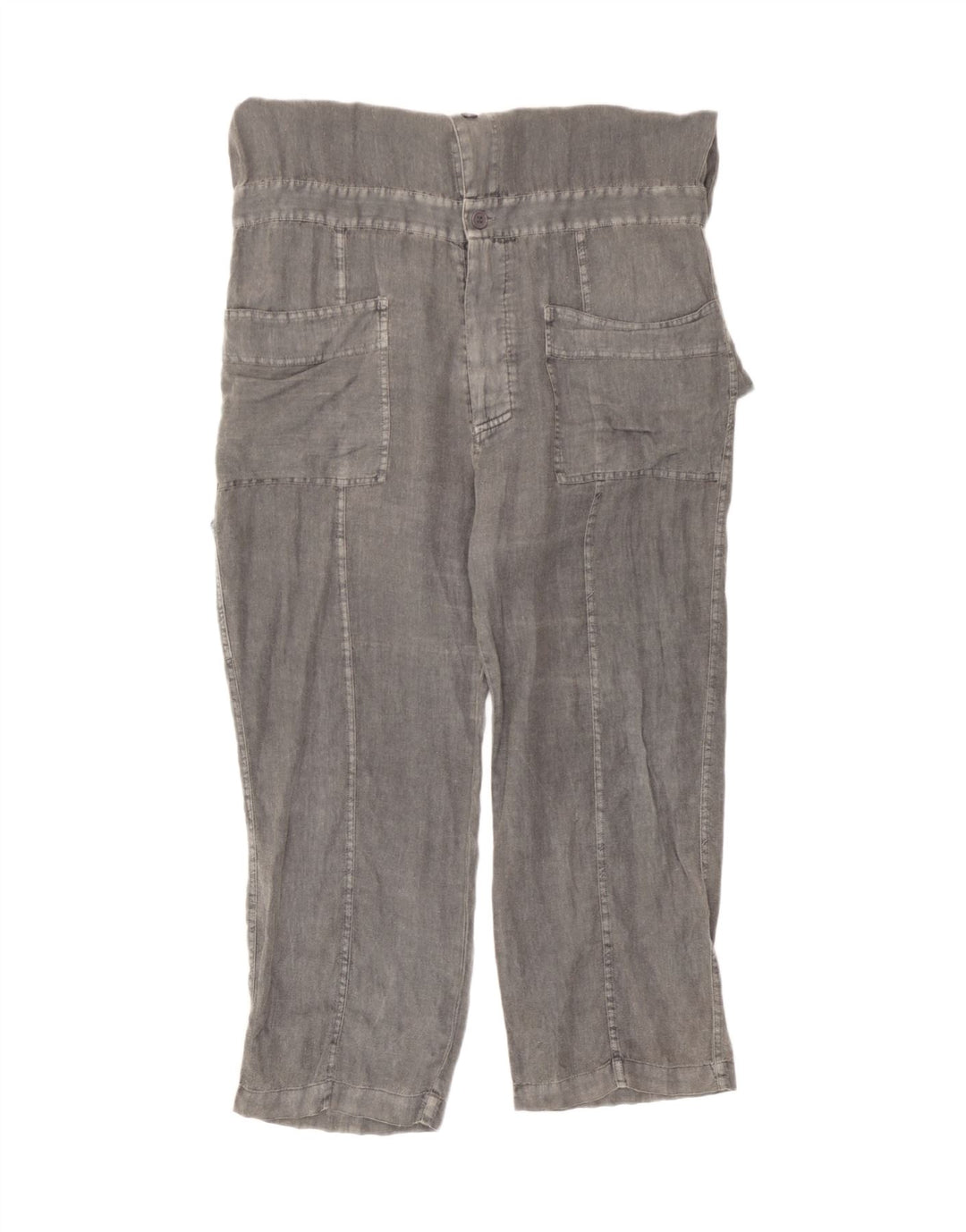 Zara Γυναικεία Ολόσωμη Ολόσωμη φόρμα UK 14 Medium Grey Λινά