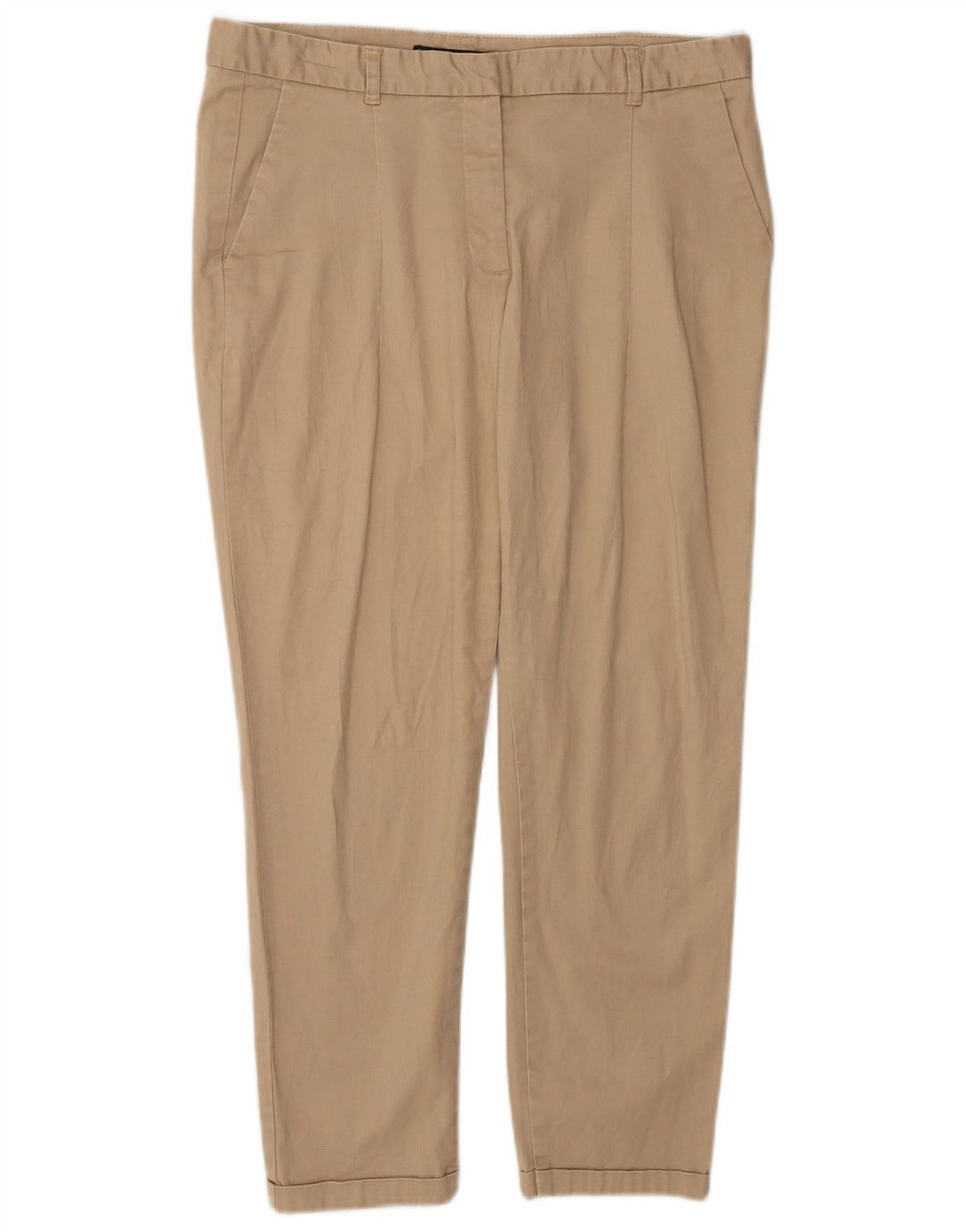 Zara Γυναικείο Slim παντελόνι Chino EU 40 Medium W30 L25 Beige