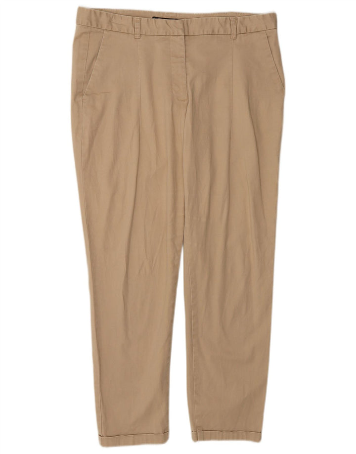 Zara Γυναικείο Slim παντελόνι Chino EU 40 Medium W30 L25 Beige