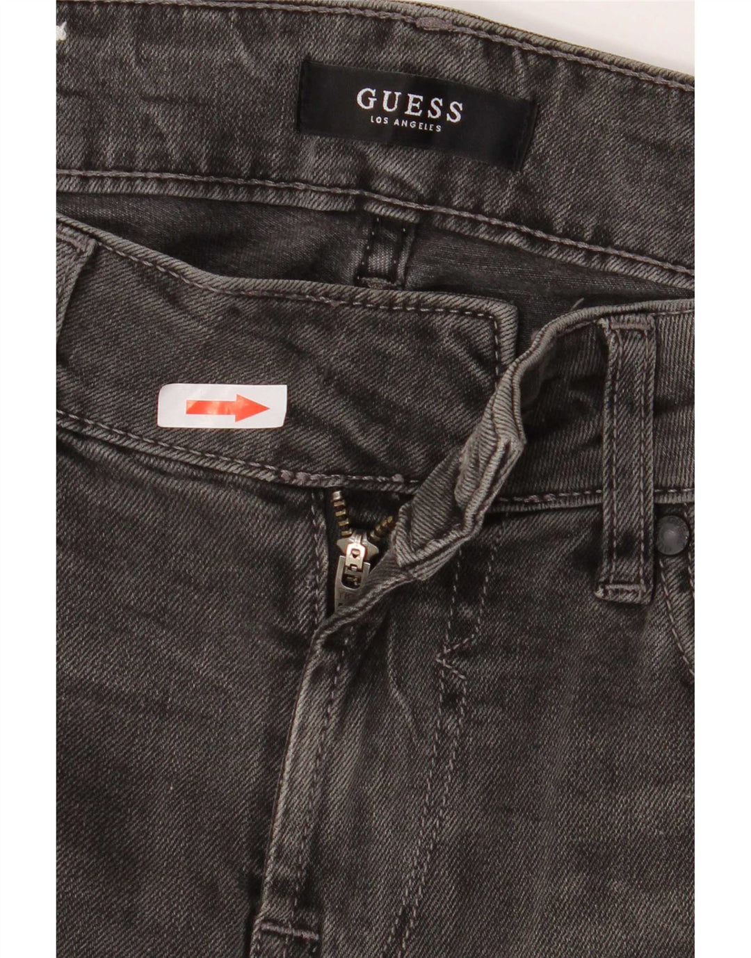 Guess Mens Angels Slim Jeans W30 L32 Γκρι βαμβακερό