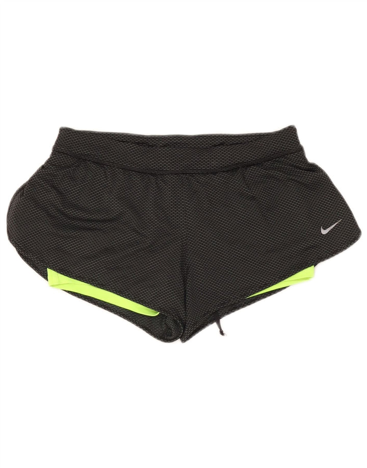 Γυναικείο αθλητικό σορτς Nike Dri Fit UK 8 Μικρό μαύρο πολυεστέρα