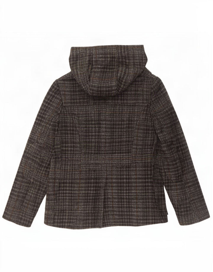 Γυναικείο μπουφάν Benetton με κουκούλα Duffle IT 42 Ακρυλικό μεσαίου γκρι