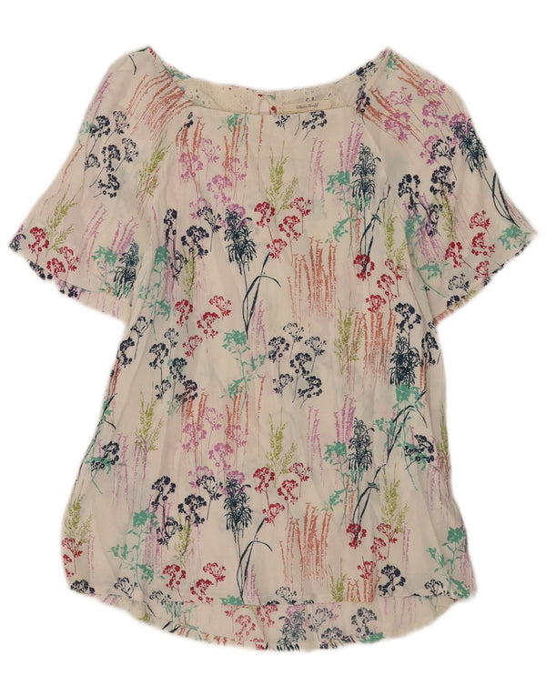 Γυναικεία μπλούζα White Stuff Top UK 10 Small Floral Viscose