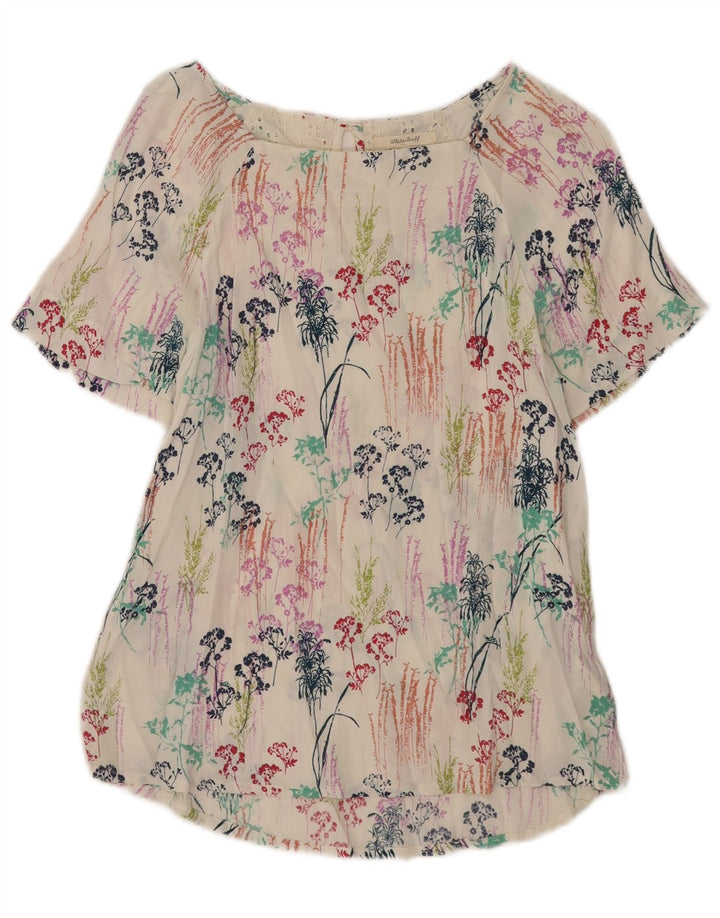 Γυναικεία μπλούζα White Stuff Top UK 10 Small Floral Viscose