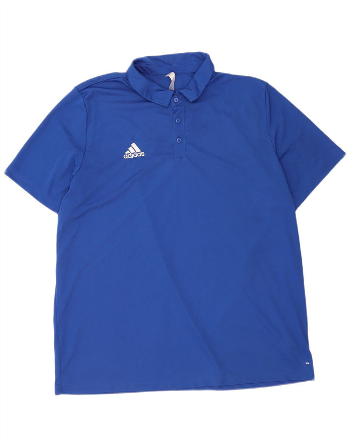 Ανδρικό πουκάμισο Adidas Polo 2XL Blue Polyester
