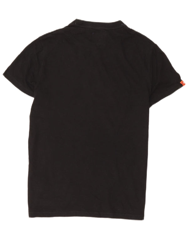 Ανδρικό T-Shirt Superdry Top Μεσαίο μαύρο βαμβακερό
