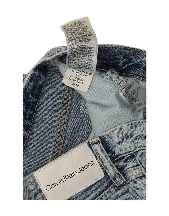 Ανδρικό τζιν Calvin Klein Bootcut W30 L33 Μπλε βαμβακερό