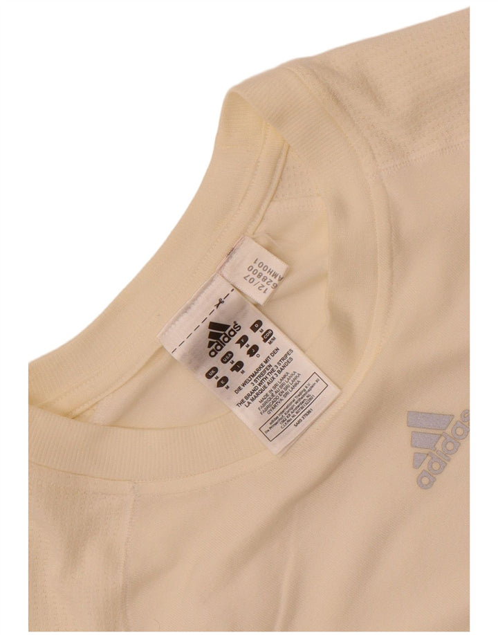Ανδρικό T-Shirt Adidas Top Medium White Nylon