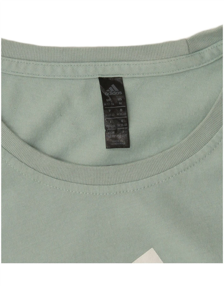 Γυναικείο μακρυμάνικο τοπ ADIDAS Graphic UK 12/14 Medium Green