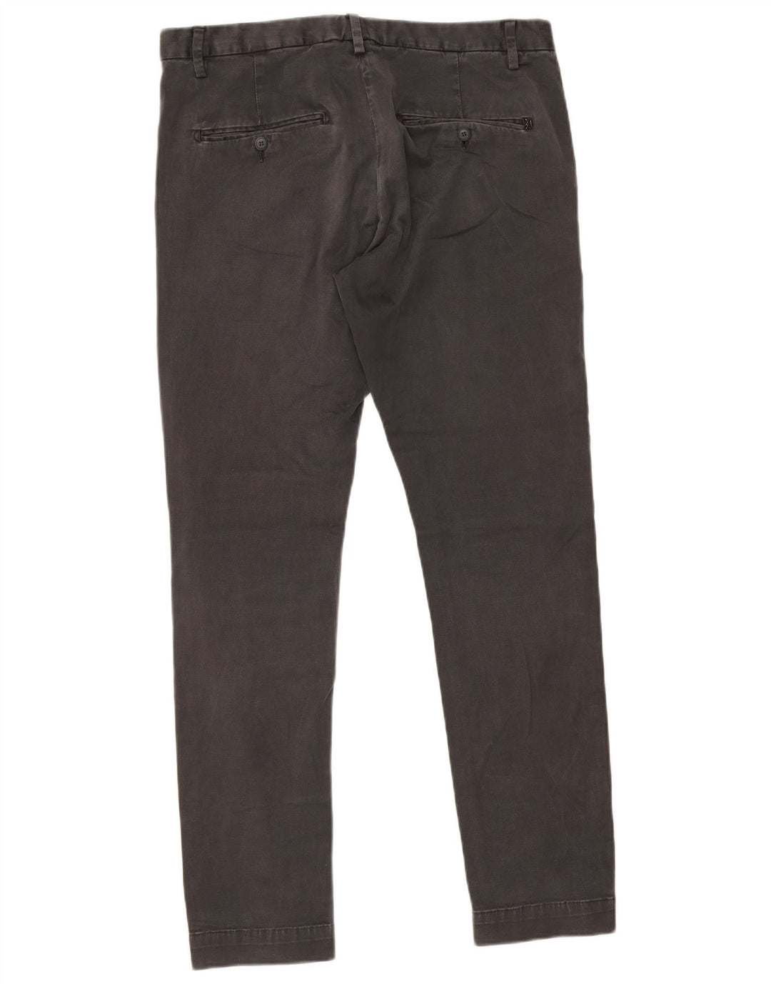 Dondup Ανδρικό παντελόνι Chino Slim W36 L31 Γκρι βαμβακερό