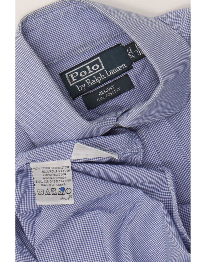 Polo Ralph Lauren Ανδρικό πουκάμισο Regent Μέγεθος 38 15 Medium Blue Gingham
