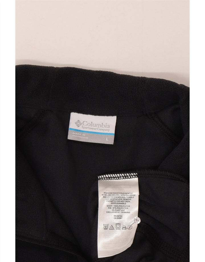 COLUMBIA Ανδρικό φερμουάρ με λαιμόκοψη Fleece Jumper Μεγάλο Navy Blue Polyester