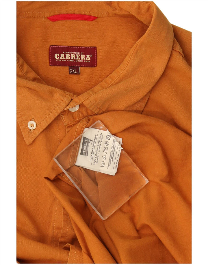 Ανδρικό πουκάμισο Carrera 2XL πορτοκαλί βαμβακερό