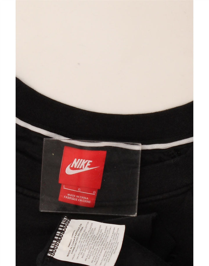 Γυναικείο φούτερ Nike Jumper μεγάλο μαύρο βαμβακερό