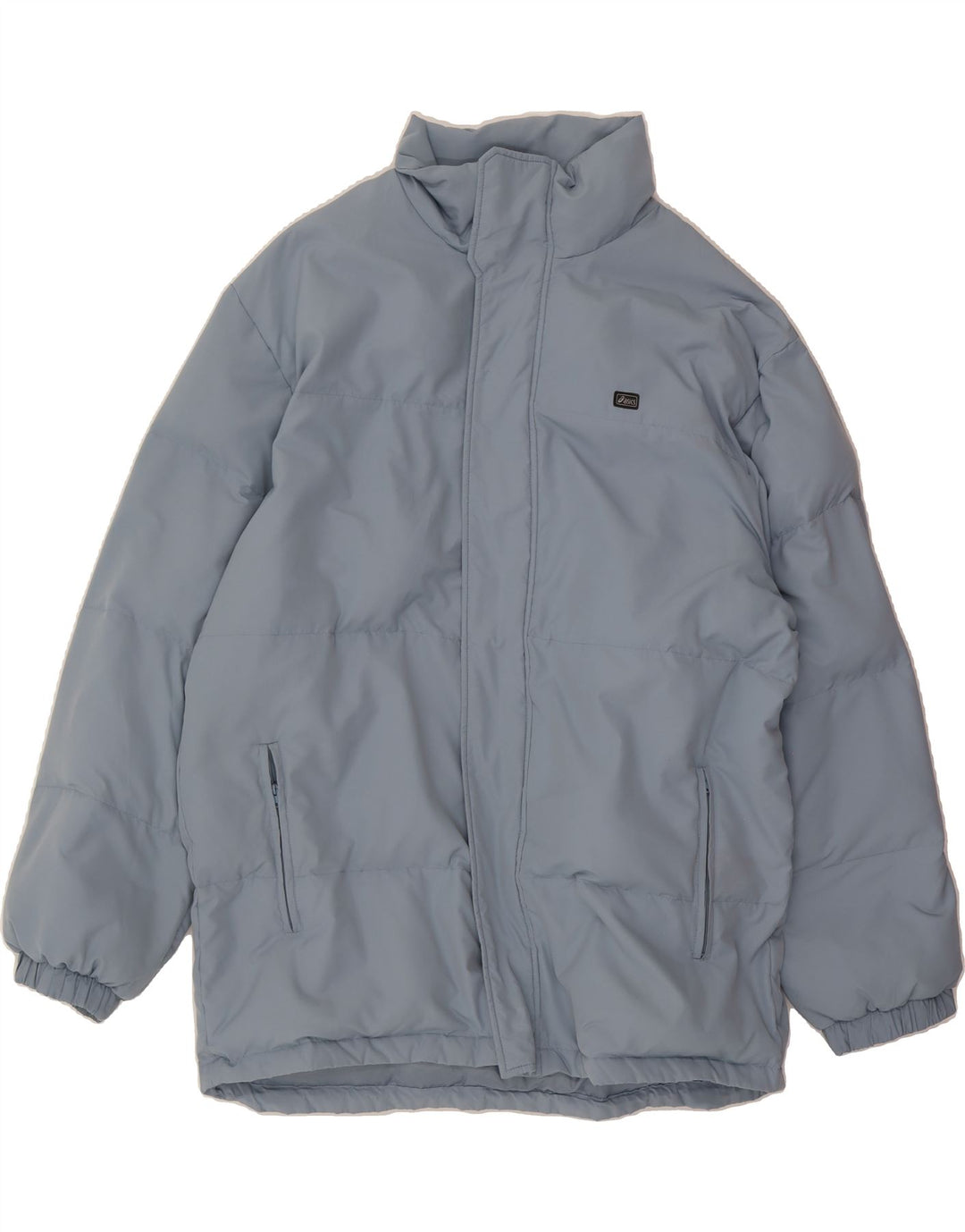 ASICS Mens Padded Jacket UK 42 XL Blue Polyester Vintage Asics and Second-Hand Asics from Messina Hembry 