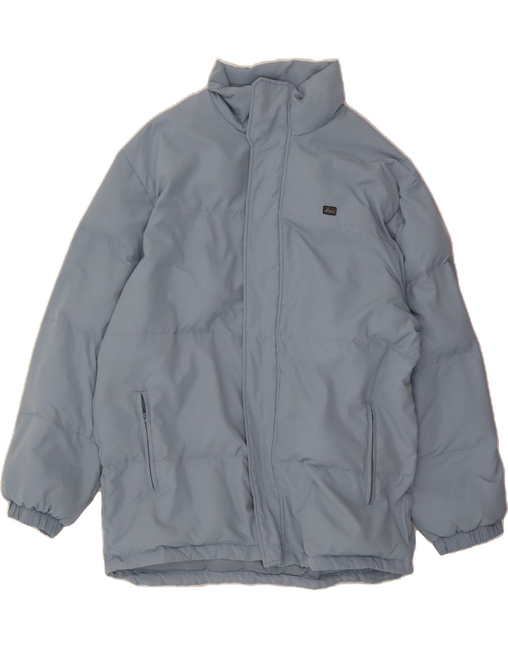 ASICS Mens Padded Jacket UK 42 XL Blue Polyester Vintage Asics and Second-Hand Asics from Messina Hembry 