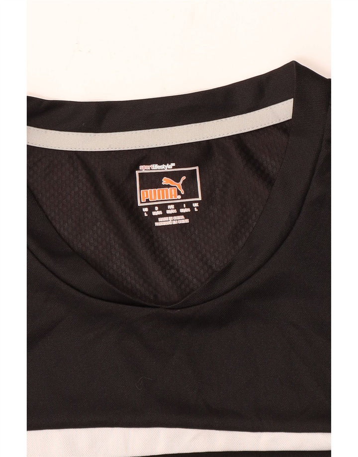 Ανδρικό T-Shirt Puma Top Large Black Colourblock