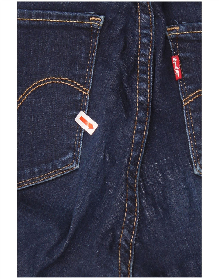 LEVI'S Womens 721 Skinny Jeans W26 L32 Navy Blue