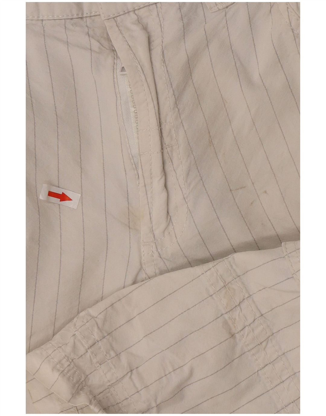 Ανδρικό σορτς Cargo Guess W31 Βαμβακερό μεσαίο λευκό ρίγες