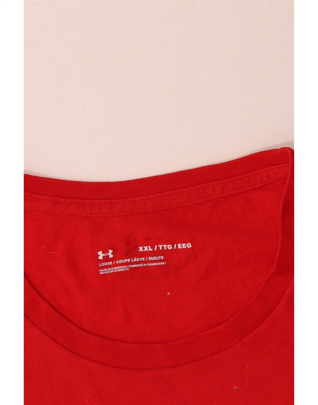 Under Armour Ανδρικό T-Shirt Top 2XL Red