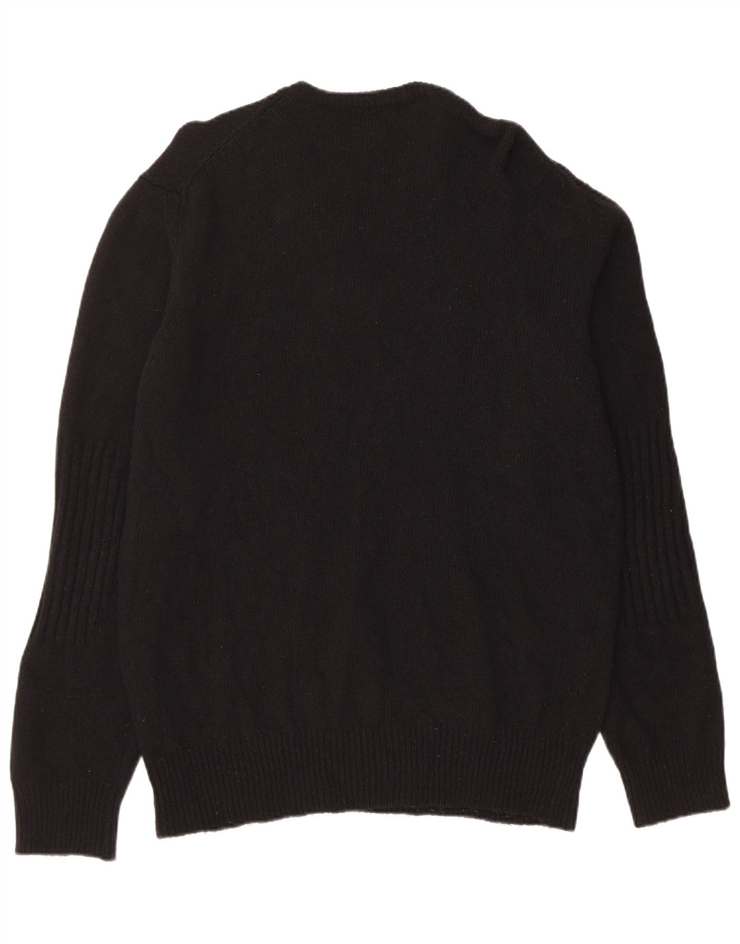 Ανδρικό πουλόβερ Woolrich Graphic Crew Neck Jumper XL Μαύρο μάλλινο