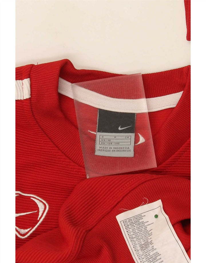 Φούτερ Nike Boys Jumper 9-10 ετών Μικρό κόκκινο πολυεστέρα