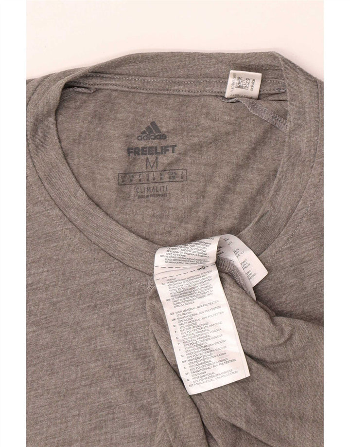 Ανδρικό T-Shirt Climalite Adidas Top Medium Grey Polyester