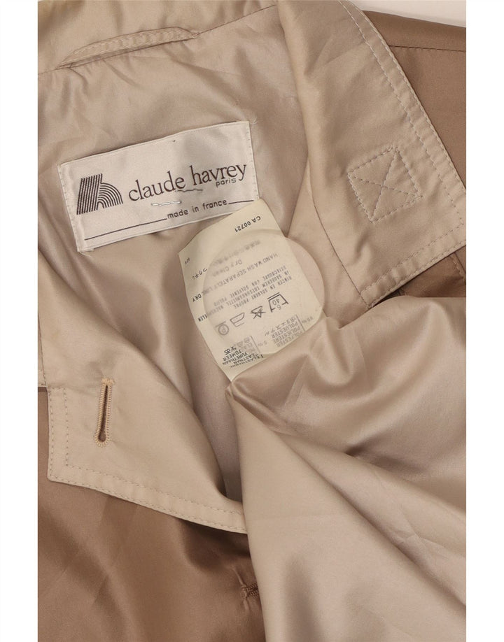 Claude Havrey Γυναικείο Παλτό UK 16 Large Brown Πολυεστέρας