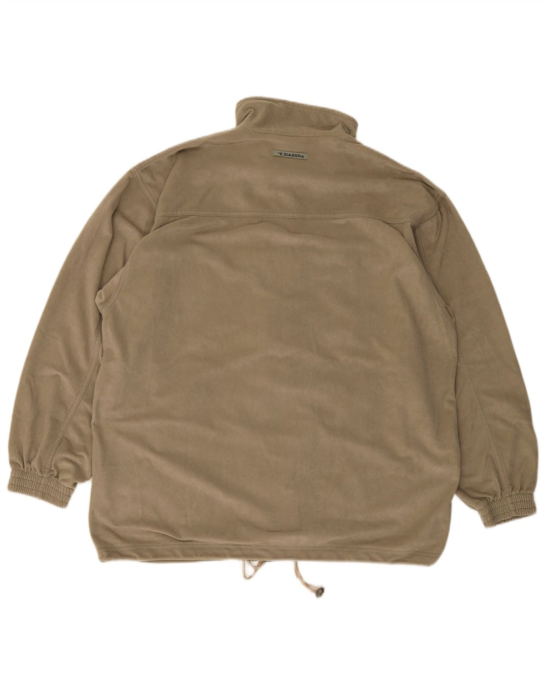 Diadora Ανδρική βελούδινη αθλητική φόρμα Top Jacket UK 42 Large Khaki Polyester