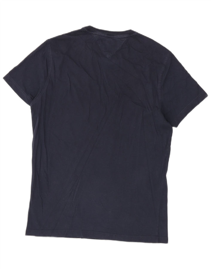 Ανδρικό T-Shirt Tommy Hilfiger Τοπ μεσαίου μπλε βαμβακερό