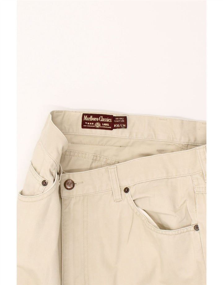 MARLBORO CLASSICS Mens Straight Jeans W36 L28  Beige Vintage Marlboro Classics and Second-Hand Marlboro Classics from Messina Hembry 