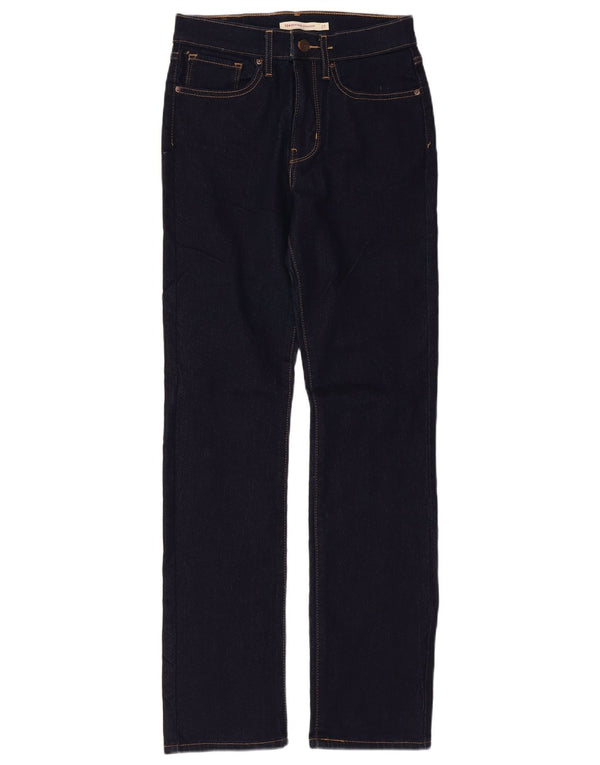 Levi's γυναικείο 724 ψηλό ίσιο τζιν W27 L30 Navy Blue Cotton