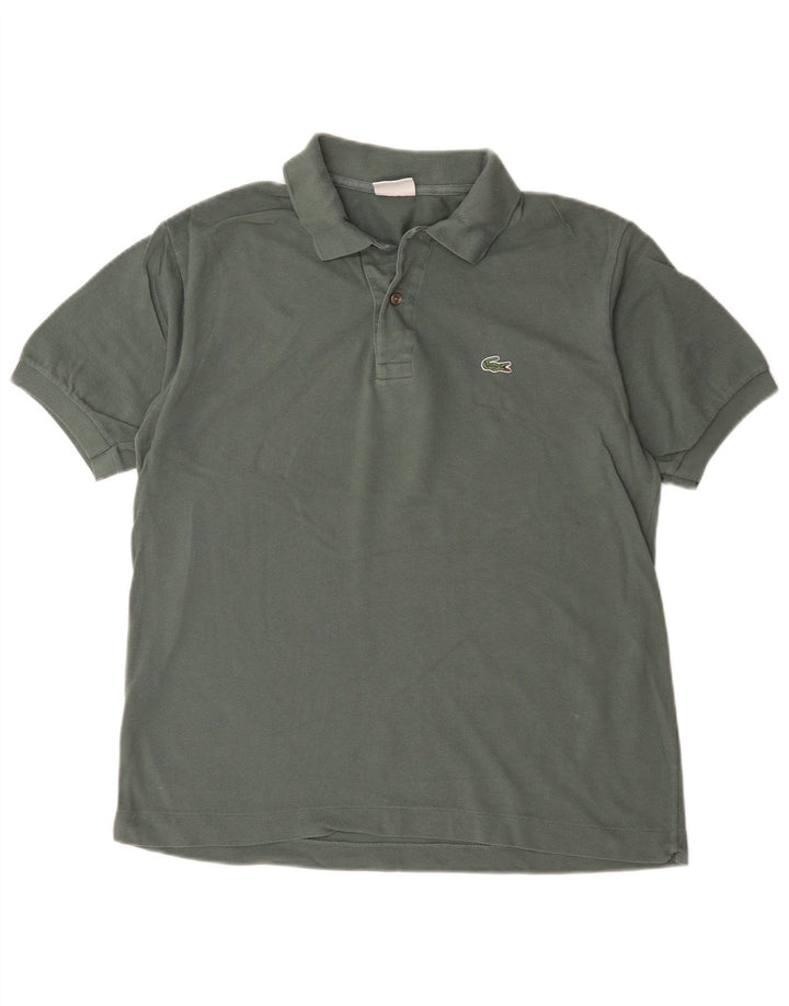 Ανδρικό μπλουζάκι πόλο Lacoste, Μέγεθος 4, Μεσαίο πράσινο βαμβακερό