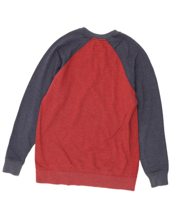 Ανδρικό φούτερ VANS Jumper Small Red Colourblock Βαμβακερό